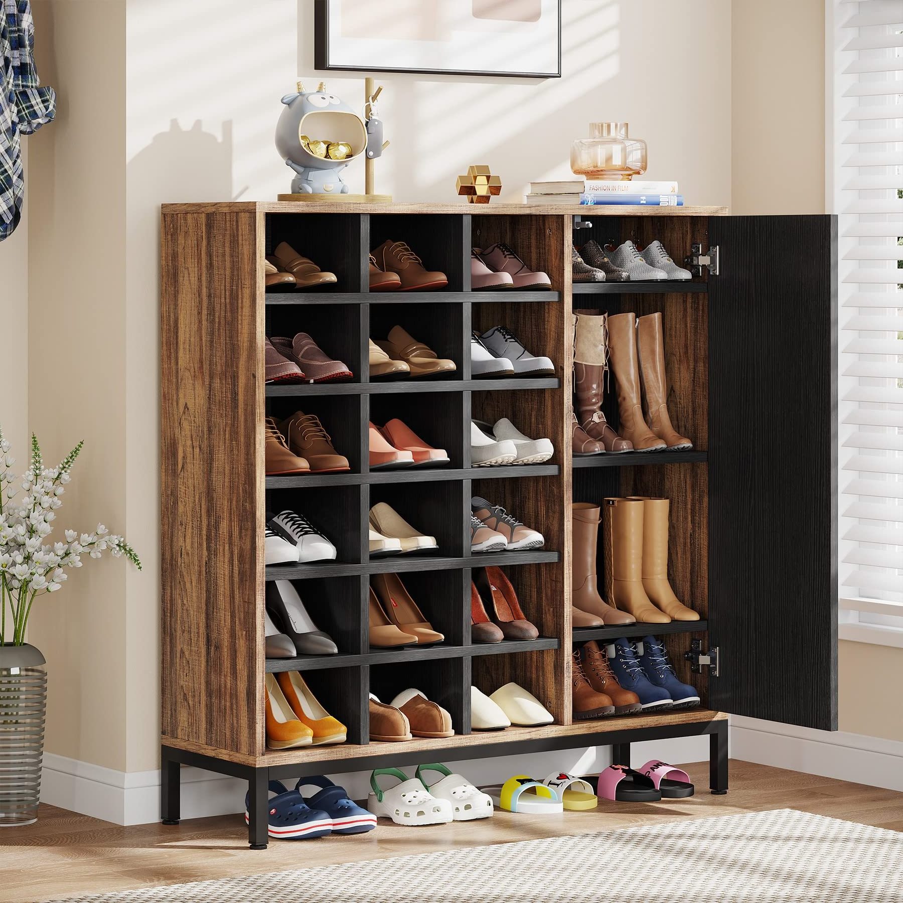 entryway shoe cabinet wooden zapatero scarpiera furniture storage shoe rack storage cabinet rack designs living room furniture