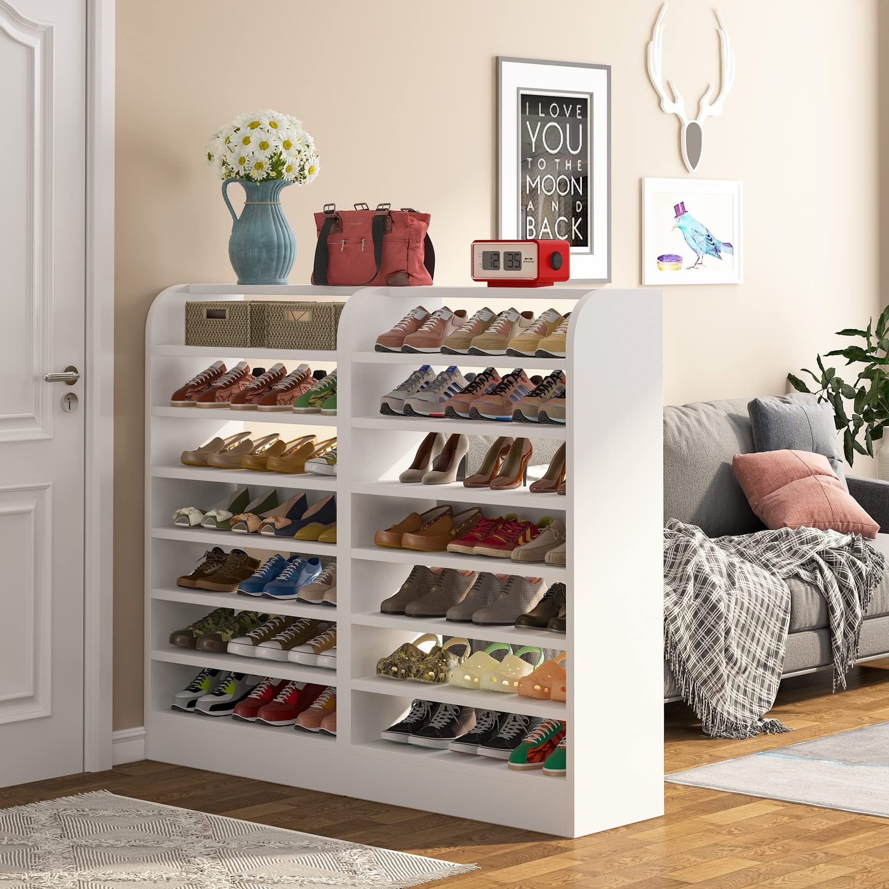 smart new design front door comoda de mdf wooden shoe rack storage cabinet with drawer chest living room furniture