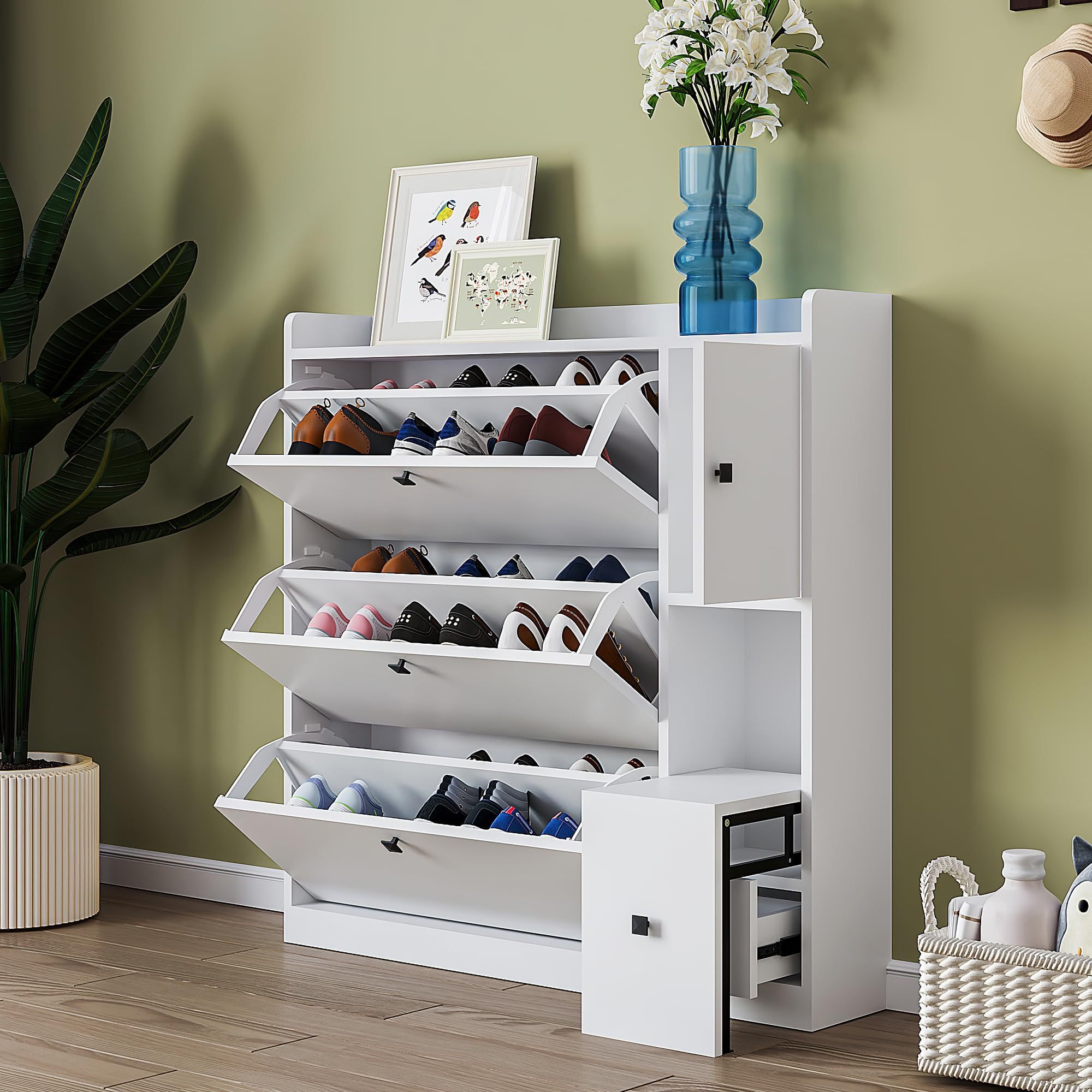 luxury shoe storage custom entrancewhite wooden shoe cabinet rack drawer hallway shoe storage slim with seat