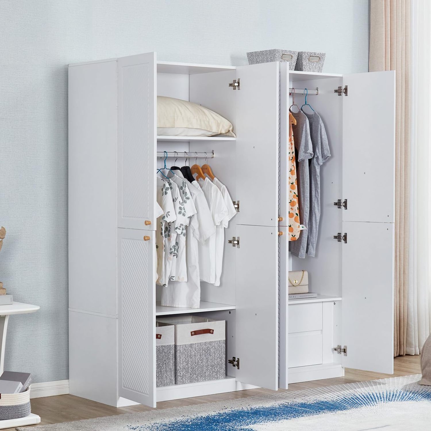 hallway three door clothes wardrobe designer small armoire with mirror sliding closet doors for bedroom