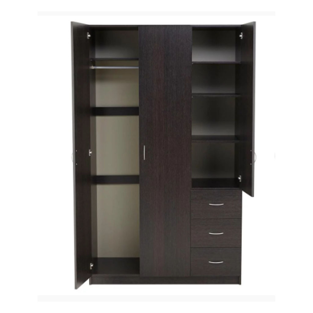 2 Door 3 drawer melamine PB MDF cheap bedroom wardrobe furniture good quality closet for sale