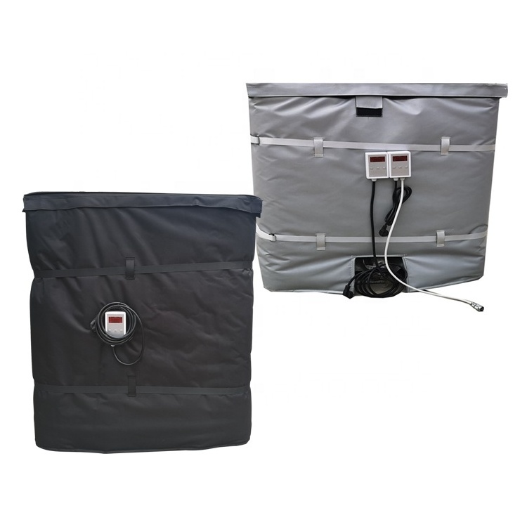 With 3 thermostats IBC Tank Heater 1000L 4000W Drum Heater Jacket Industrial Heating Blanket