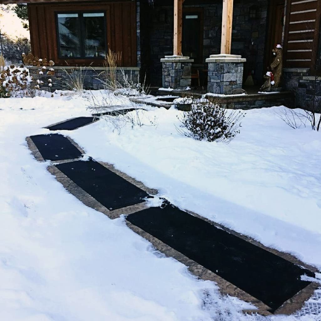 Global delivery Driveway Walkway Snow Shield Electric Snow Melting Heating Mat Snow Melting Outdoor floor heating mat