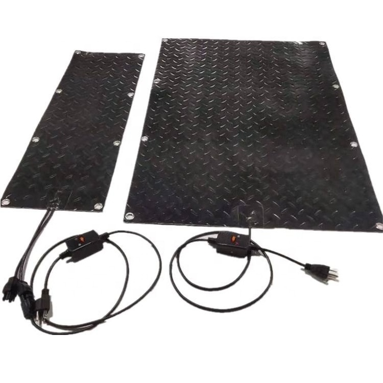 Outdoor Roof Electric Ice Snow Melting Heating Mat 280*9140mm driveway snow melting rubber heating mat