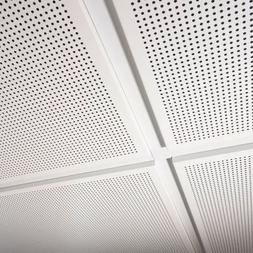 Sample Free 600*600 mm Metal Foam Decorative Ceiling Tiles Perforated Aluminum False Ceiling Tiles  roof ceiling designs