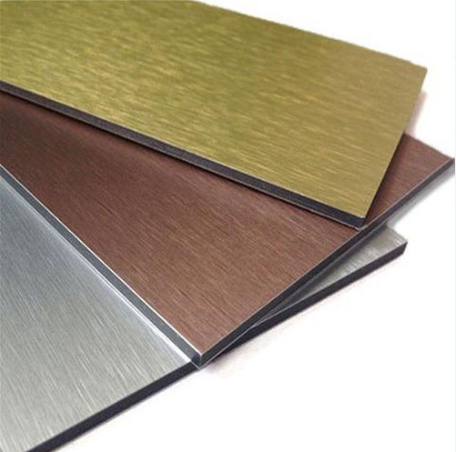 Brushed Large Wall Panel for Exterior Wall Cladding Aluminum Composite Building Panels Exterior Wall Decorative Materials