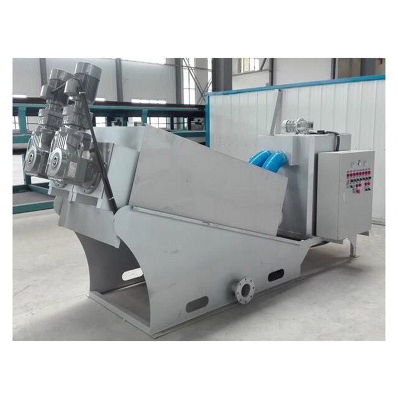 Solid-liquid Separation industrial  volute food waste sludge dewatering screw press