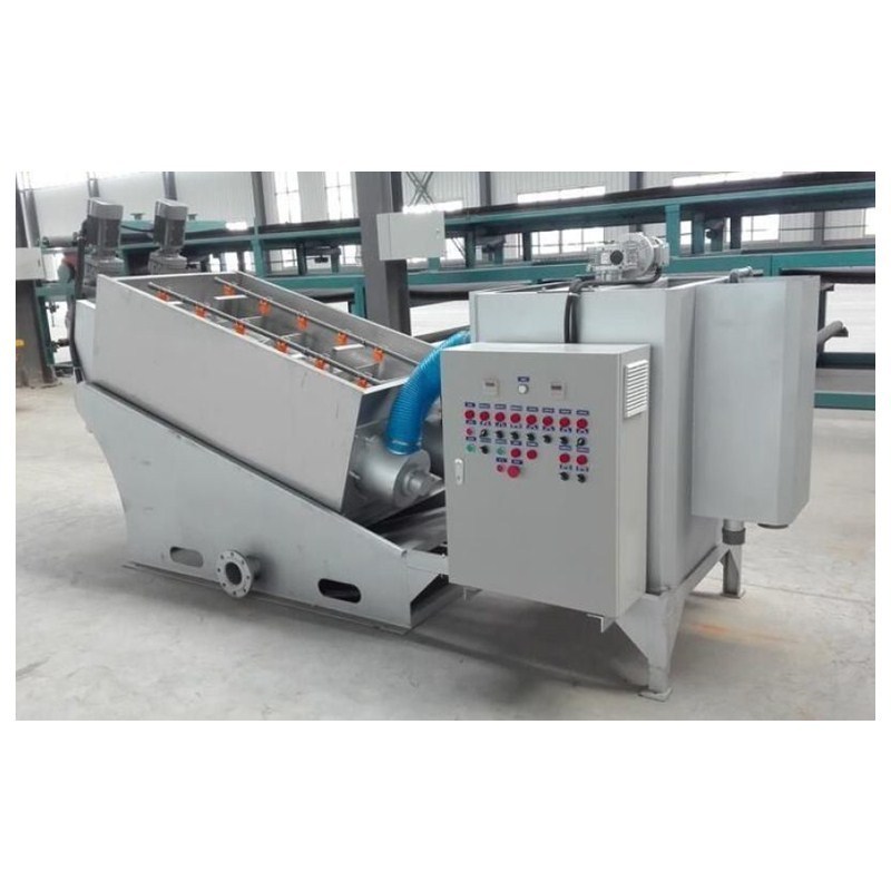 Solid-liquid Separation industrial  volute food waste sludge dewatering screw press