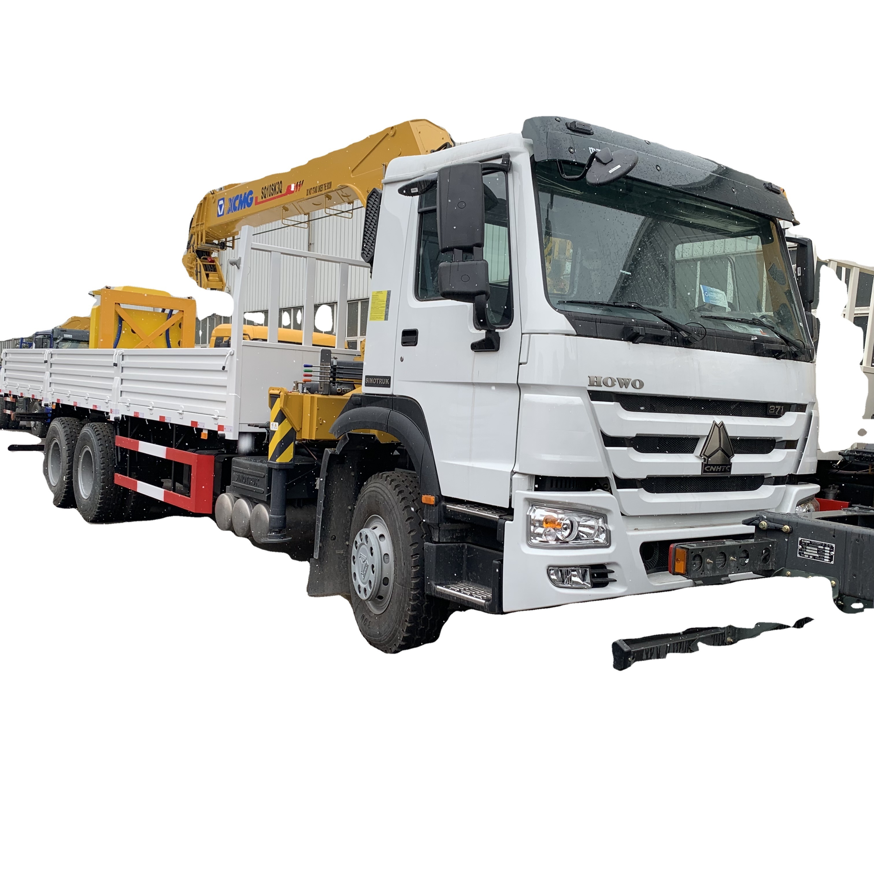 Sinotruk HOWO Straight Boom Lifting 10-16 Ton Telescopic Knockle Boom Lorry Cargo Crane Truck