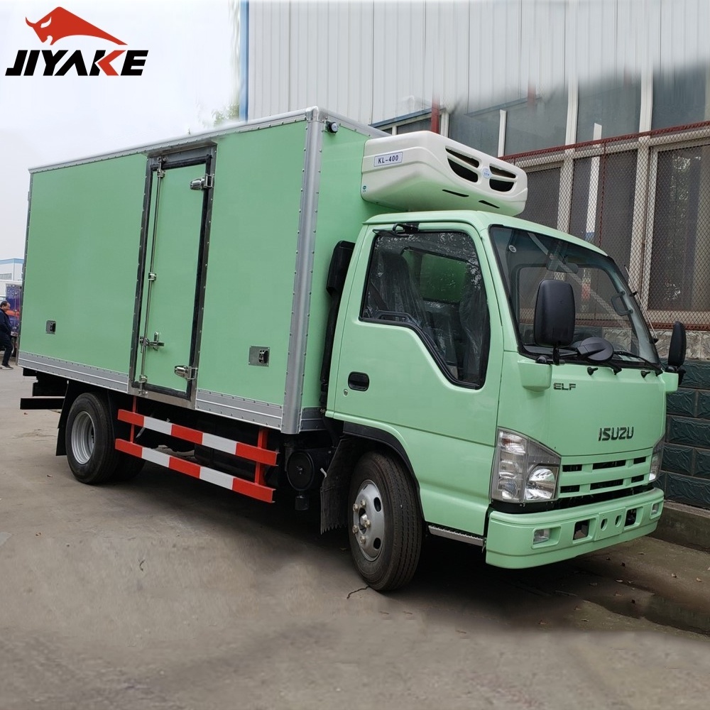 Low Price Refrigerator Container Box Hotel Resort Used Food Delivery Trucks Refrigerated Truck for frozen food transport