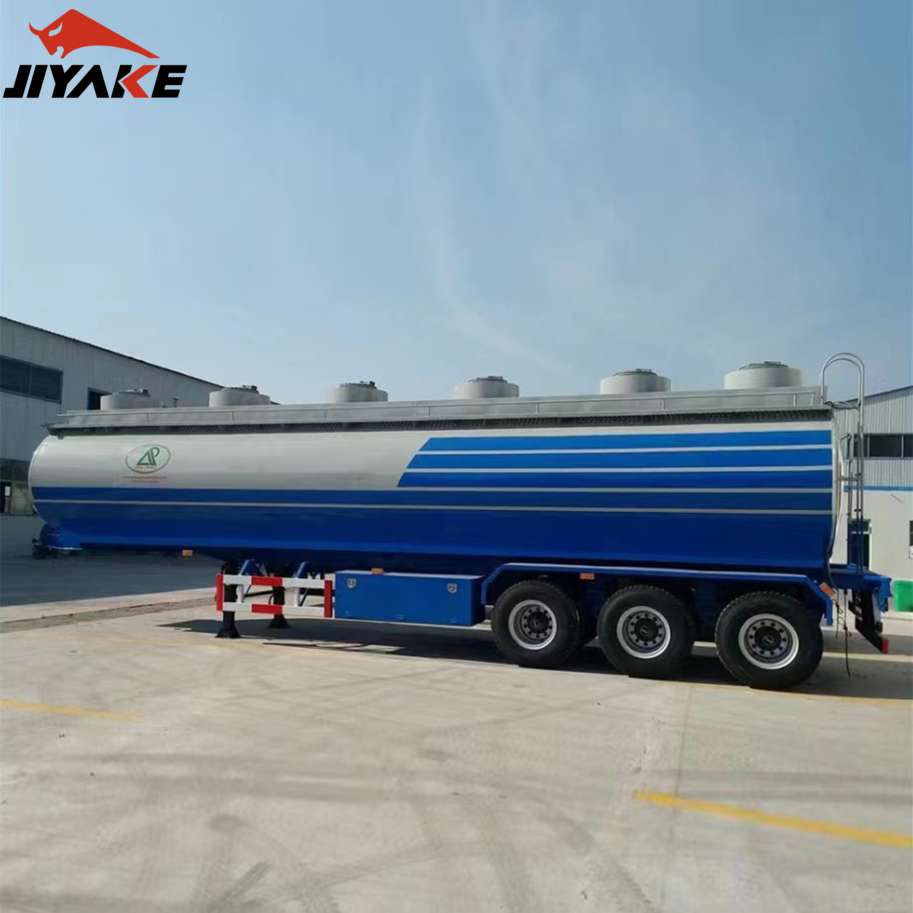 45000 Litres 3 Axles Strong Fuel Oil Tank Trailer Truck Semi-trailer High Quality Stainless Steel China 12 Oil Tanker Manual 6x4