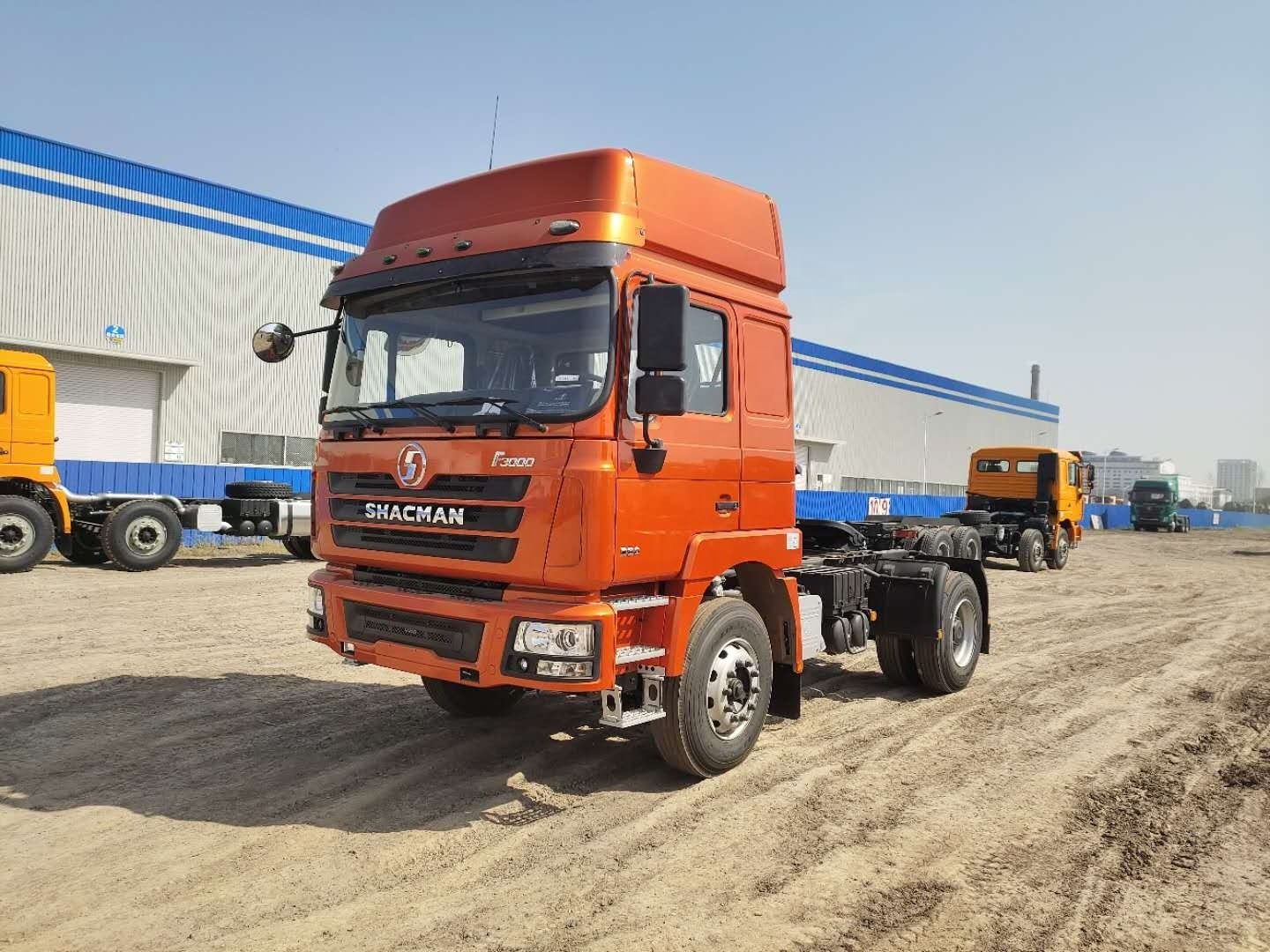 China Heavy Duty Shacman Sx4255nt324 6x4 All Wheel Drive Tractor Truck Head For Sale