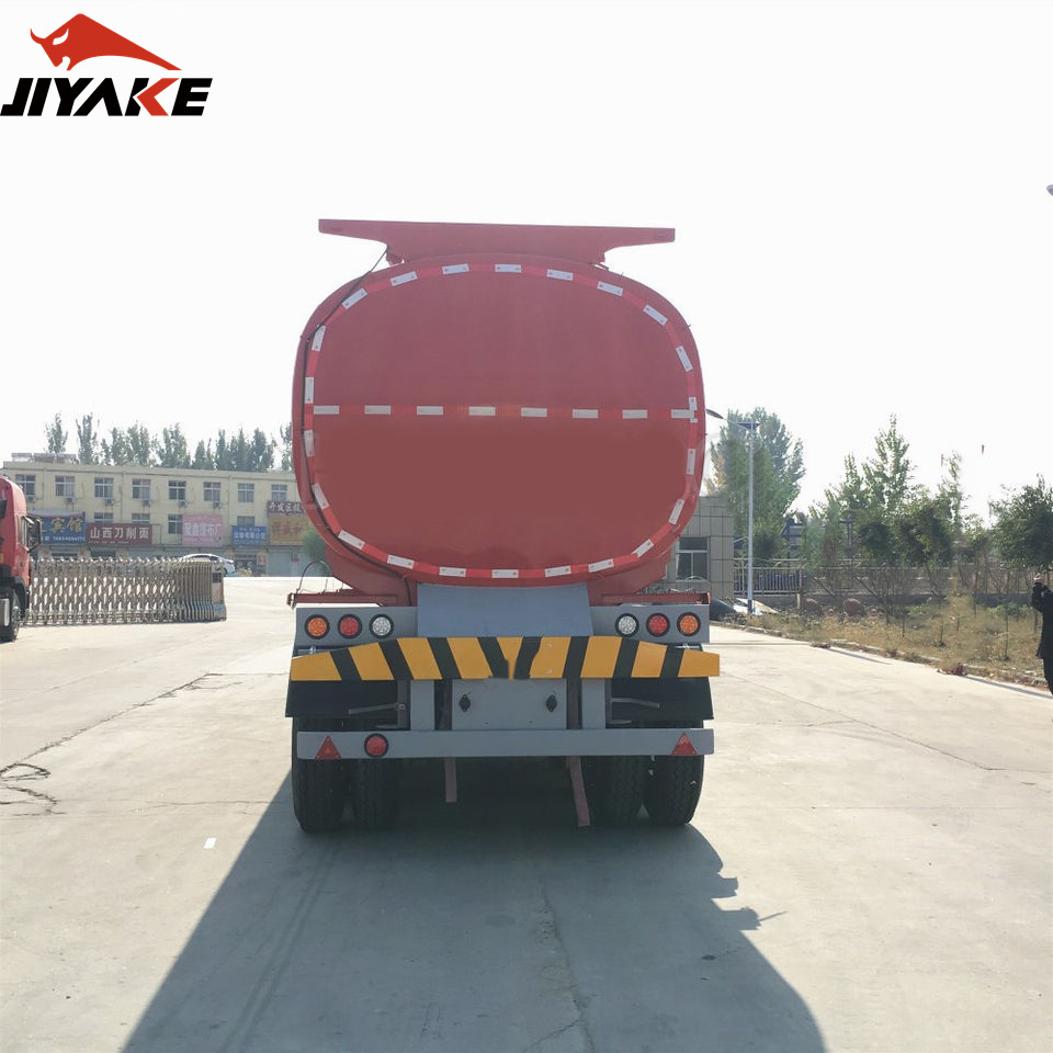 China transport chemical phosphoric acid trailer fuel oil petrol tanker lorry milk tank ship water semi tank trailer for Sale