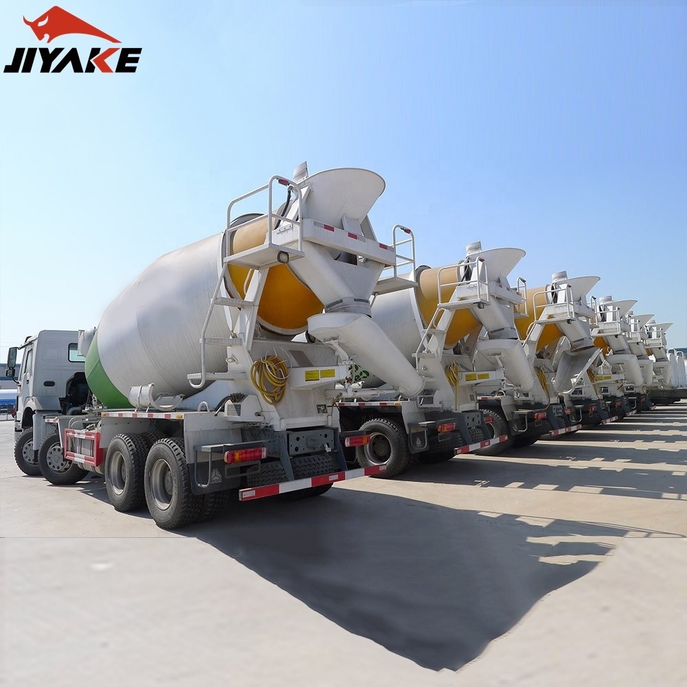 Jiyake 2023 New Design 10 Cubic Meters 3.5m3 Self-Loading Concrete Mixer Truck for Sale