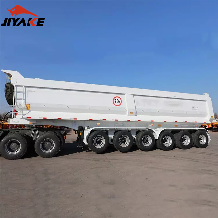 New And Used Tri-Axles Dump Trailer For Sale To Nigeria South Africa Zambia Congo