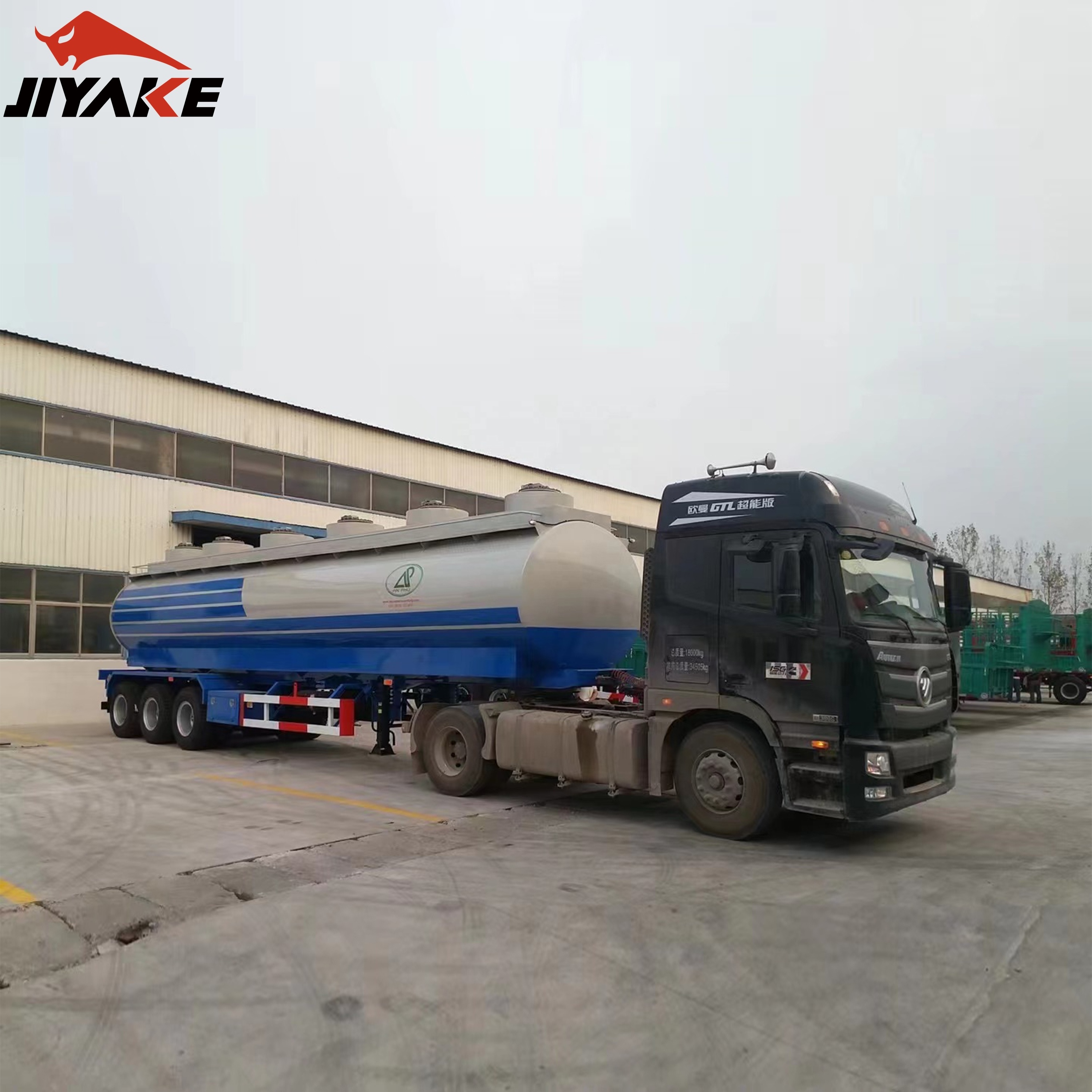 45000 Litres 3 Axles Strong Fuel Oil Tank Trailer Truck Semi-trailer High Quality Stainless Steel China 12 Oil Tanker Manual 6x4