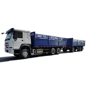 Sinotruk HOWO Customized 50CBM Capacity Lorry 90 Tonnes Tandem General Cargo Truck with Full Trailer for Ethiopia