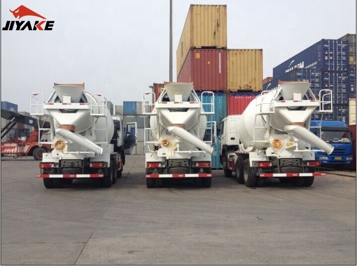 Jiyake 2023 New Design 10 Cubic Meters 3.5m3 Self-Loading Concrete Mixer Truck for Sale