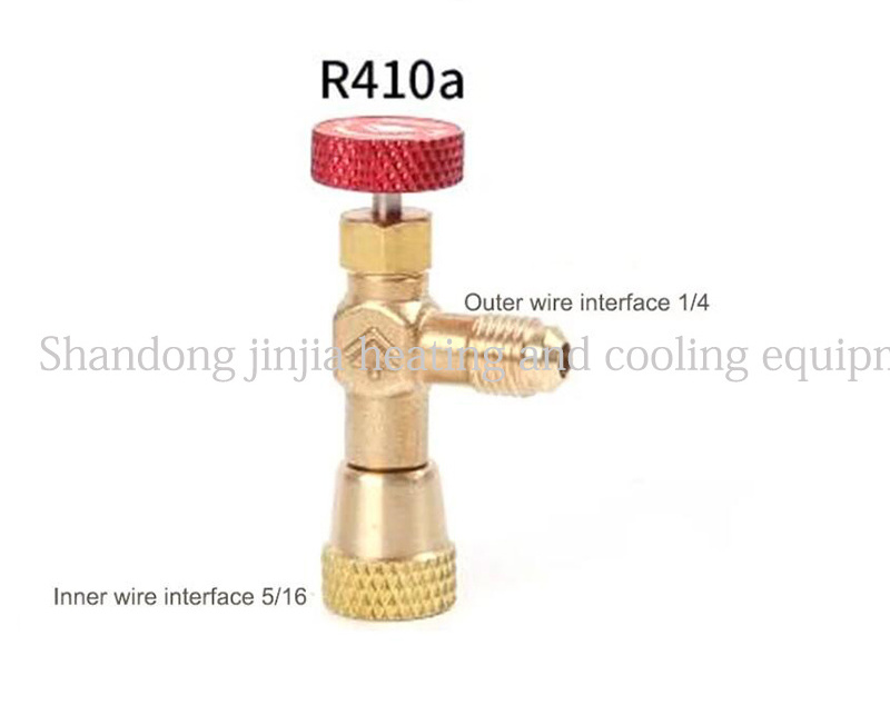 Copper refrigerant charging special  valve for sale