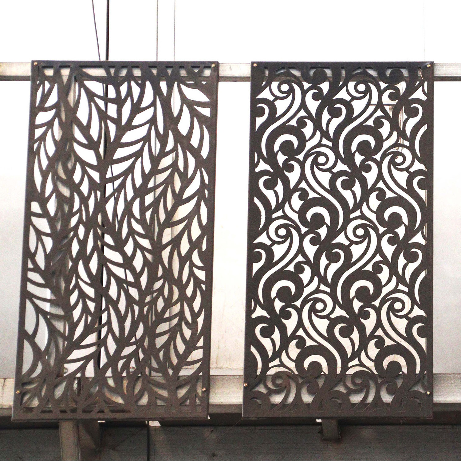 Anticorrosion Laser Cut Stainless Steel Guardrails Privacy Screen Decorative Screen Metal Panel For Balconies