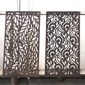 Anticorrosion Laser Cut Stainless Steel Guardrails Privacy Screen Decorative Screen Metal Panel For Balconies