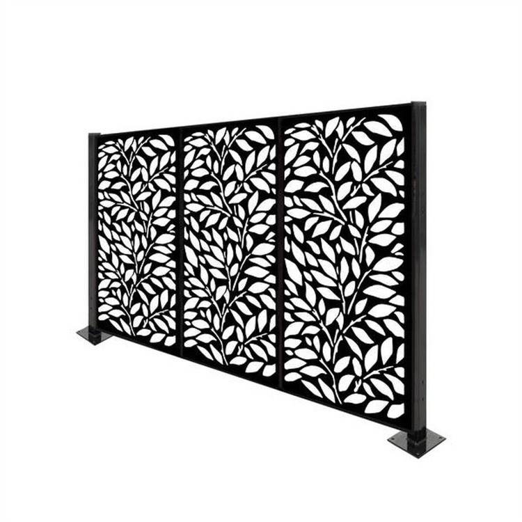 High quality decorative metal screen indoor room divider home laser cut outdoor metal privacy screen