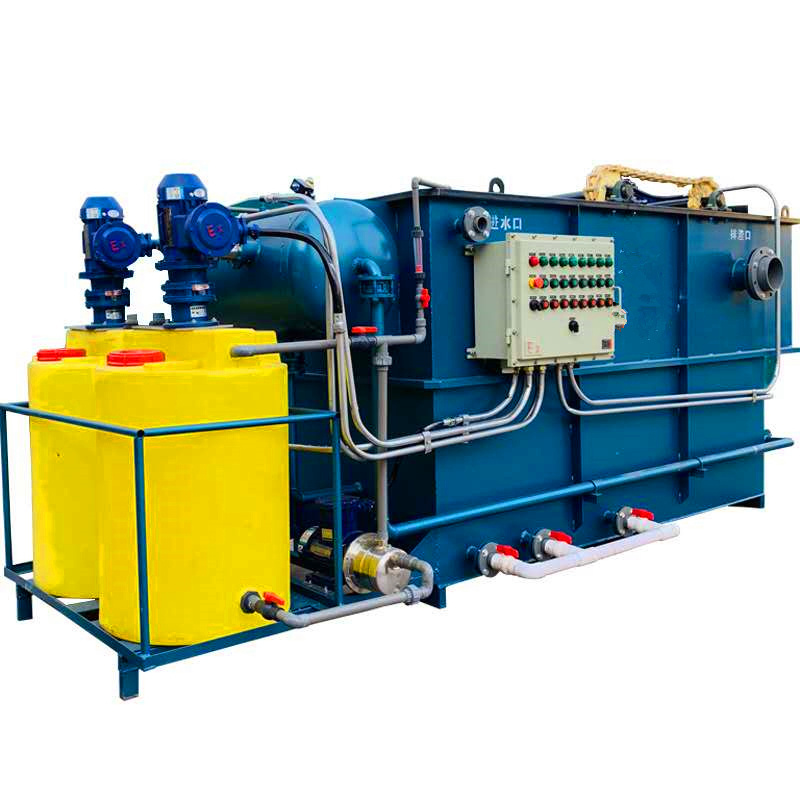 DAF dissolved air flotation machine used in food industry wastewater treatment food washing wastewater disposal machine