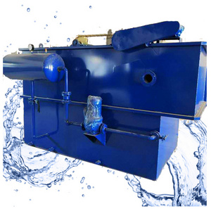 DAF dissolved air flotation machine used in food industry wastewater treatment food washing wastewater disposal machine