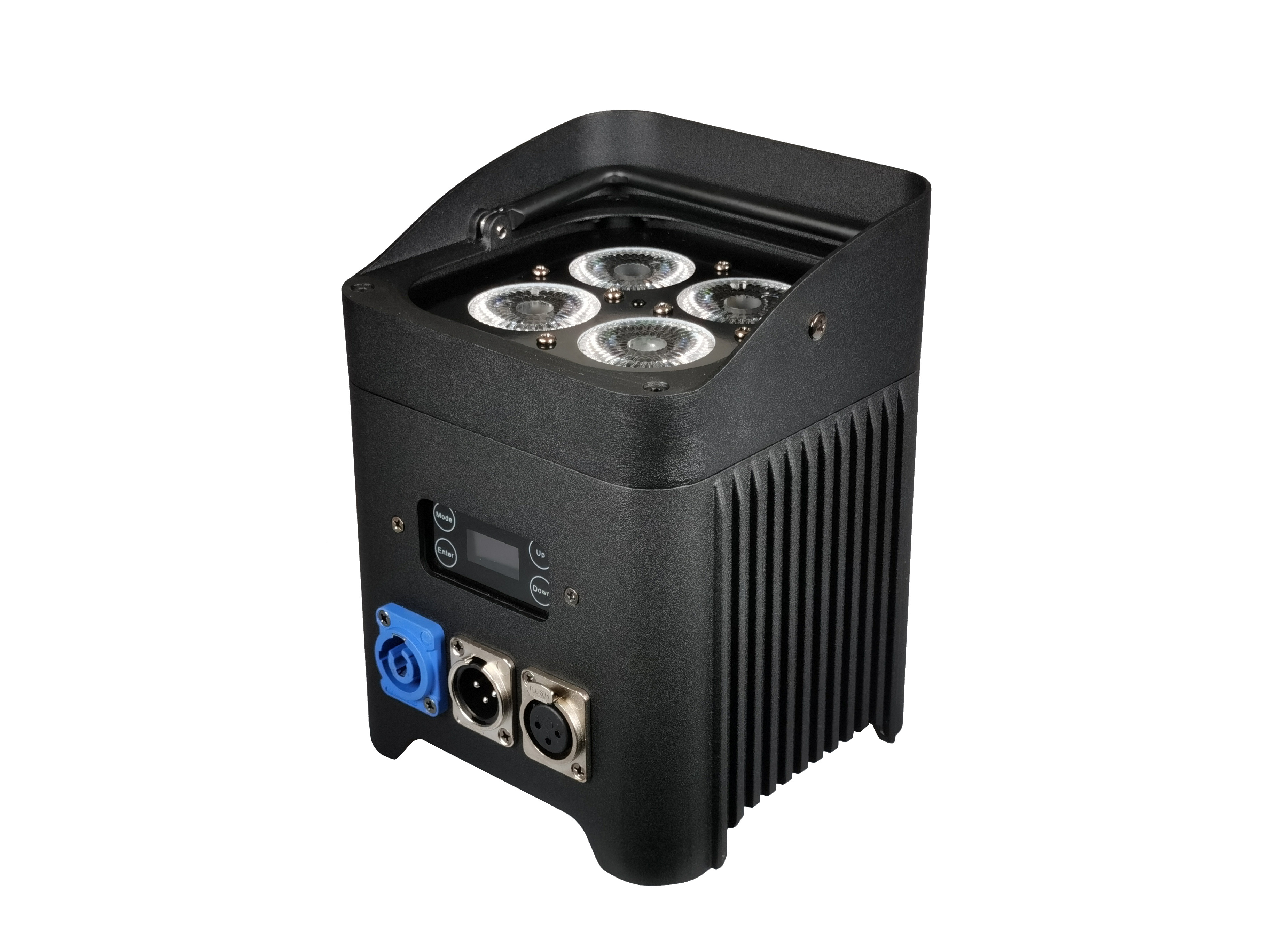 Bothlighting IR4 Mini Uplights 4X12W Battery Spotlight 4 LED Hex Up lights with Wireless DMX IR