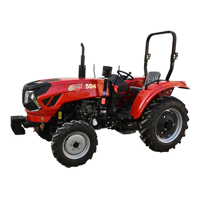 Cheap Compact Ploughing Machine Agricultural Walking Tractor 4 Wheel Drive Tractors