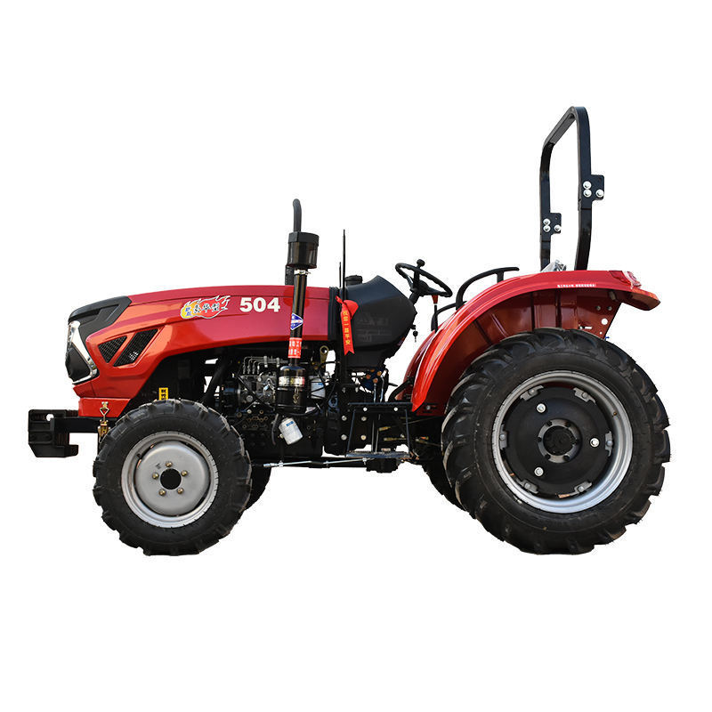 Cheap Compact Ploughing Machine Agricultural Walking Tractor 4 Wheel Drive Tractors