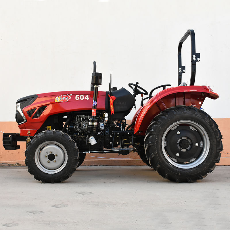 Mini Farm4x4 50 Hp Wheeled Mini Tractor Small 4 Wheel Tractor Diesel Walking Tractor