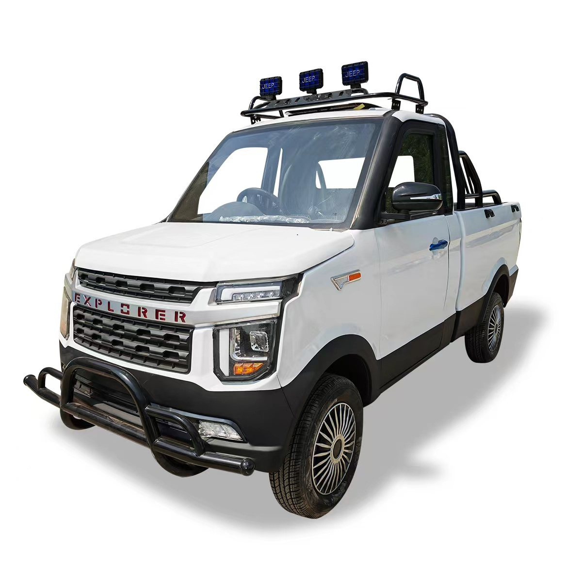 2022 new mini pickup truck model electric car explorer Electric four-wheeler pickup truck adult truck electric car