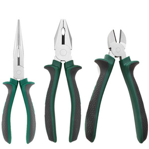 Multifunctional Hand Tools Cutting Pliers Set Combination & Long Nose & Diagonal Pliers