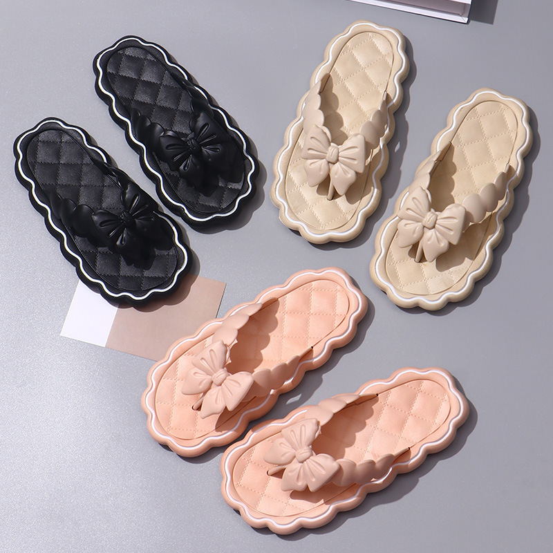 2024 popular flip flops women solid color women flip flops summer PVC material summer women sandal flip flop