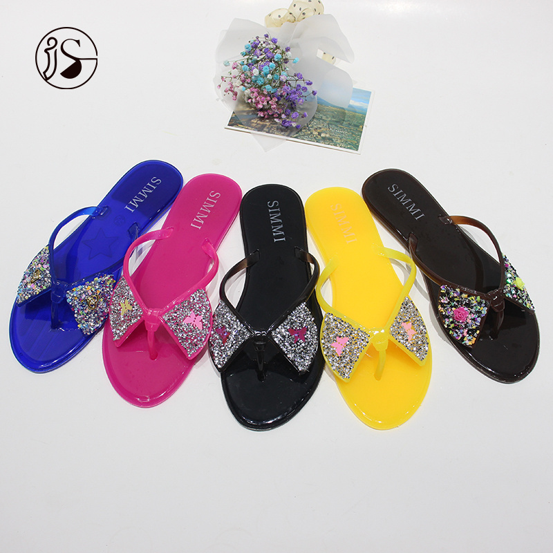 Durable non-slip outdoor bulk women slippers custom casual wholesale flat sale sandals for women