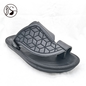 Men PU slippers sandals large size custom arabic slides slippers professional manufacturer slippers for men