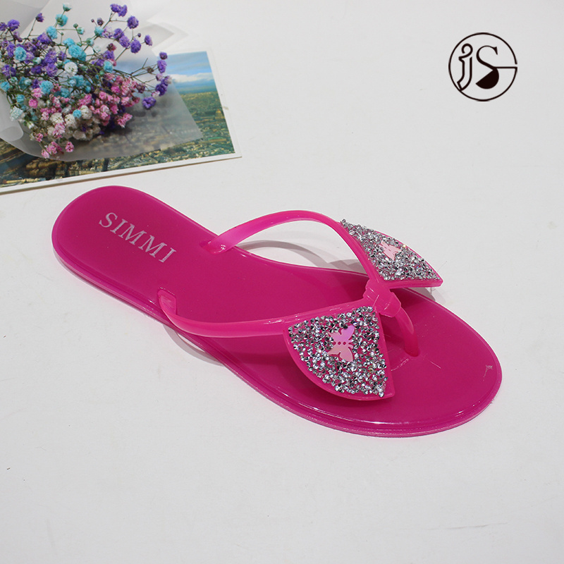 Durable non-slip outdoor bulk women slippers custom casual wholesale flat sale sandals for women