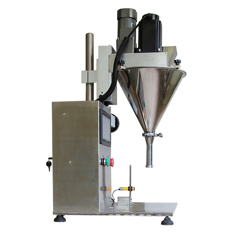 Semi Auto Desktop Dry Powder Weighing Filling Machine Auger Powder Filler Dispenser Spiral Screw Small Powder Filling Machine