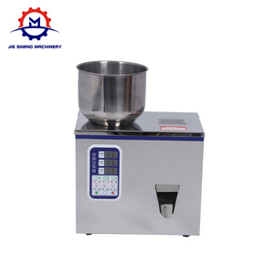 JSM1-99G, 1-200G Small Desktop Semi Automatic Granules Coffee Beans Spice Powder Pouch Quantitative Weighing And Filling Machine