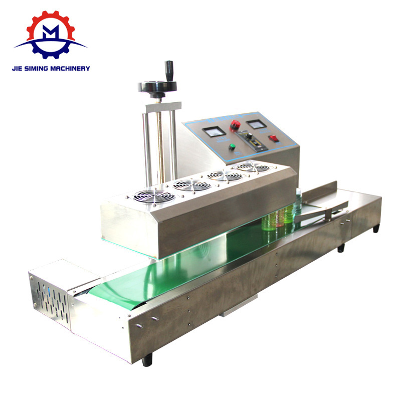 JSM-LX6000A Automatic Stainless Steel Glass Jar PET PP PE Plastic Bottle Cap Induction Sealer Aluminum Foil Sealing Machine