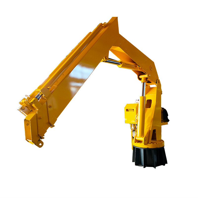 The most favorable price of the new design is 0.8/1/3.2/5/8 ton crane trailer hydraulic folding crane