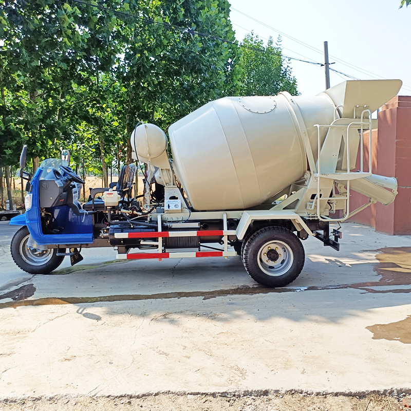 Diesel mini mini concrete cement mixer tricycle mixer