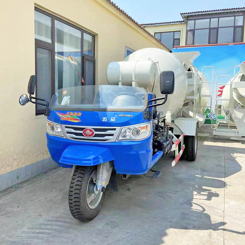 Diesel mini mini concrete cement mixer tricycle mixer