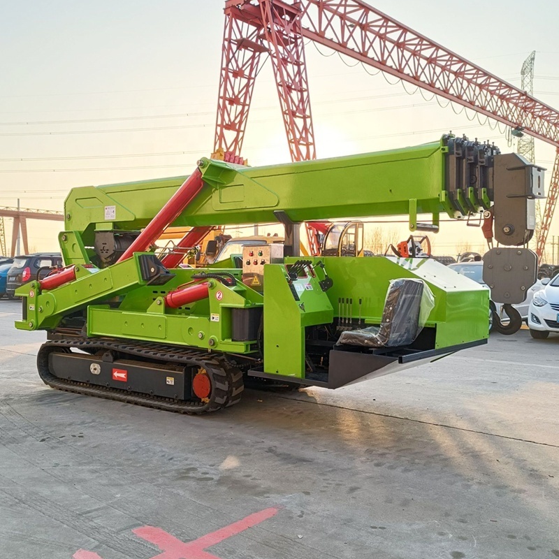 Chinese manufacturer sells mini Spider crawler Crane 5 ton multi-functional hydraulic crane