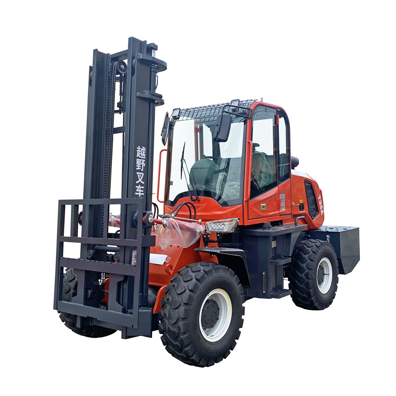 4 wheel drive hyd   all terrain forklift 4x4 3 ton  2 ton 3.5ton 5ton all rough terrain all terrain forklift tyres