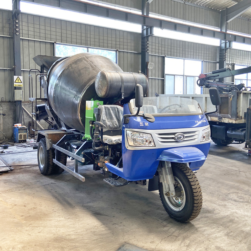 Diesel mini mini concrete cement mixer tricycle mixer