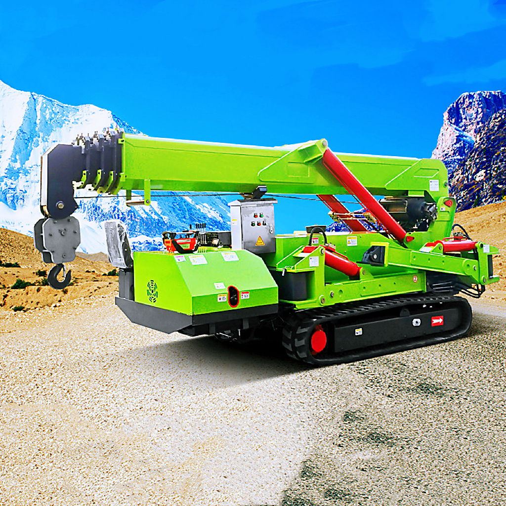 Chinese manufacturer sells mini Spider crawler Crane 5 ton multi-functional hydraulic crane