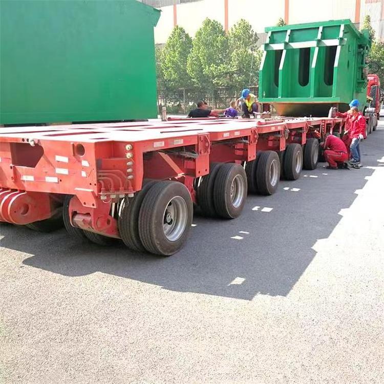 JT  Heavy Hydraulic Multi Axles Low Bed Self Propelled Modular Transporter Truck Trailer