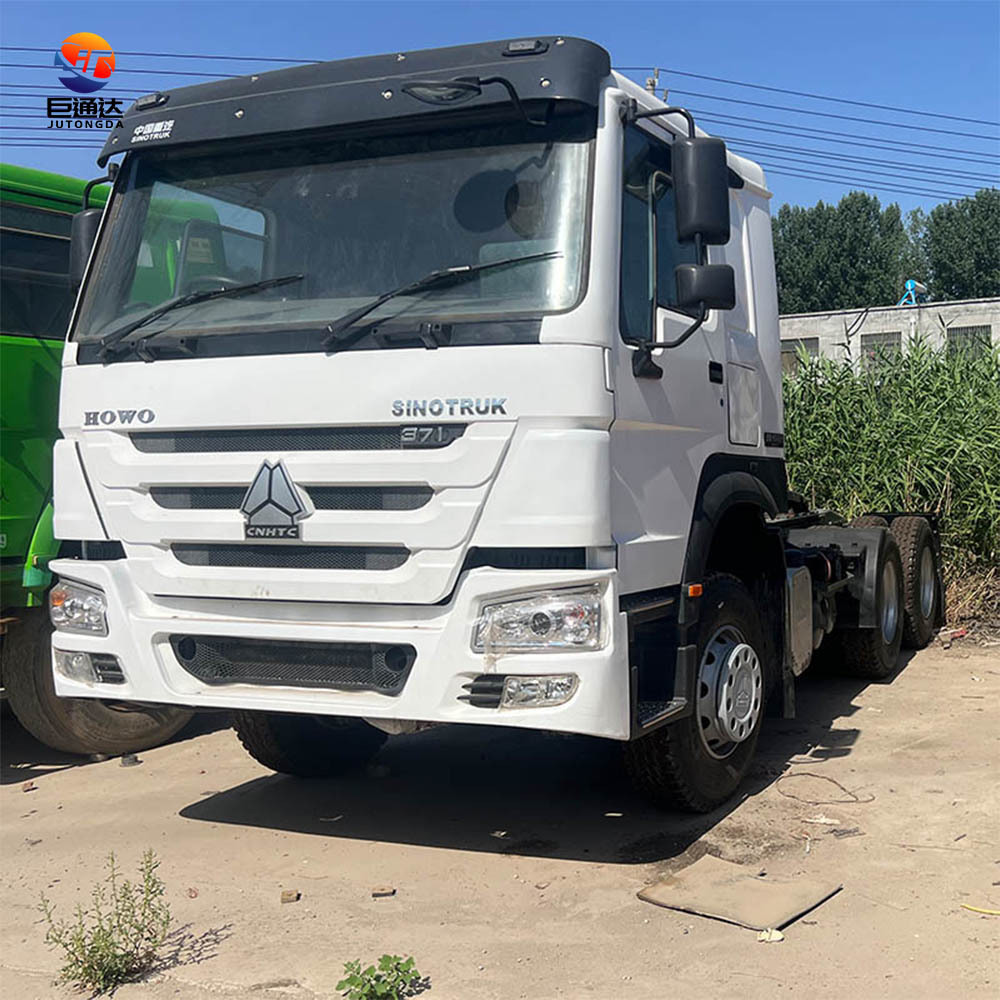 Sinotruk Howo Low Price Used 371hp 420hp Hw76 Cab Truck Tractor For Sale